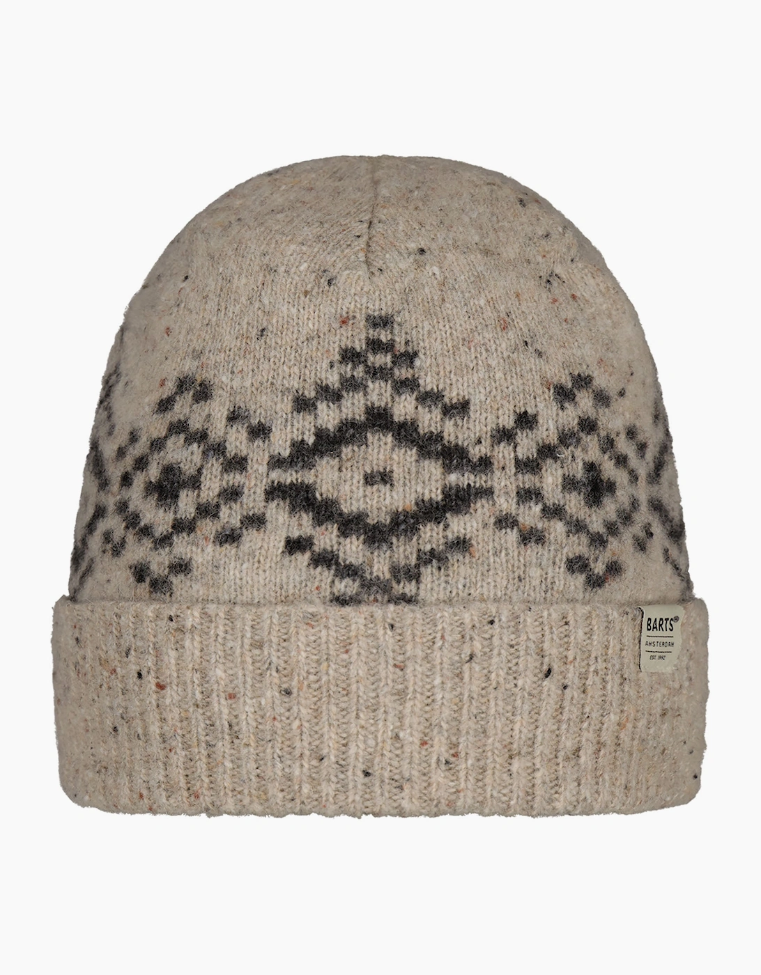 Barts Men's Barts Mens Cimmon Fine Knit Fleece Lined Cuffed Beanie Hat - Tan