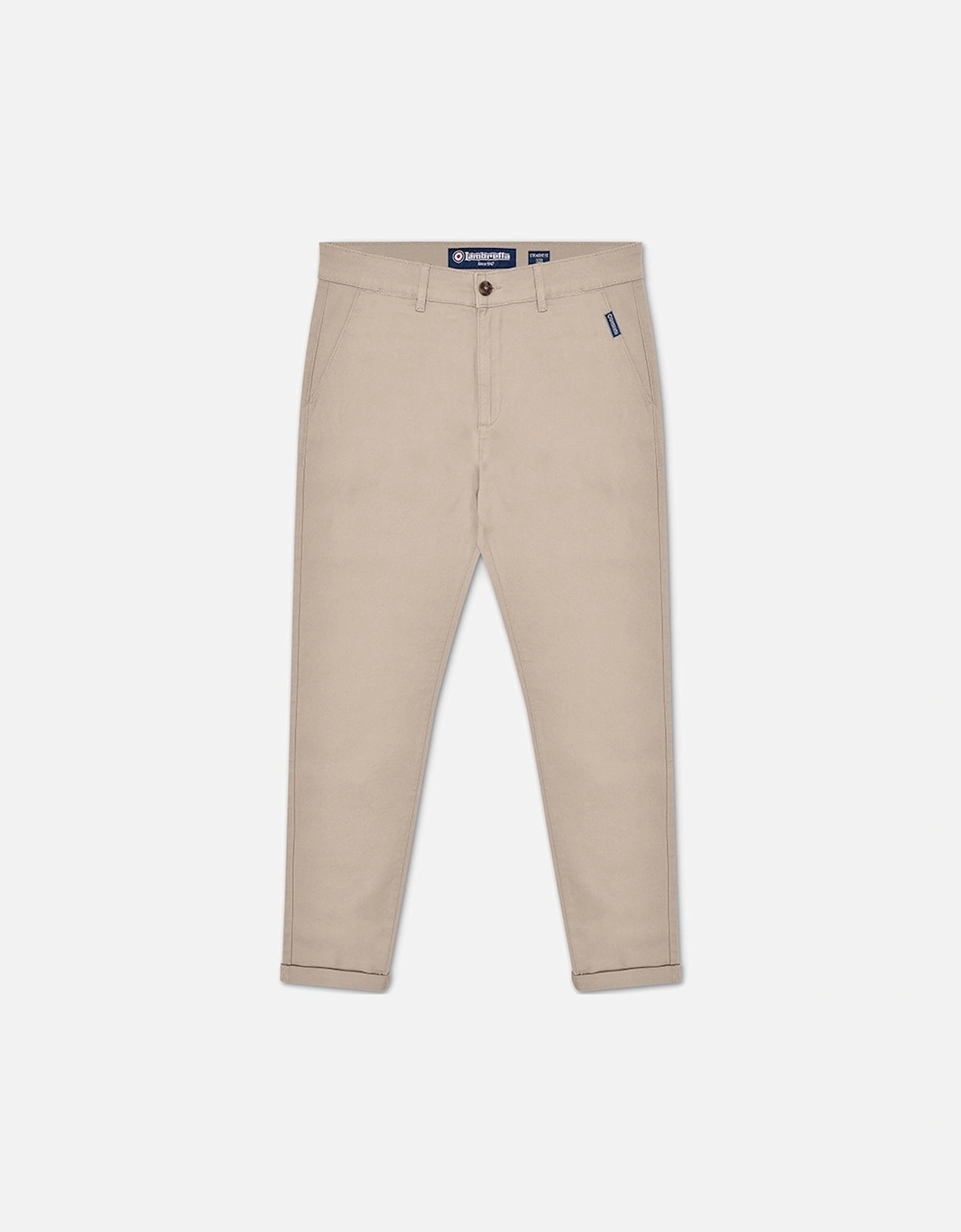 Mens Straight Leg Twill Stretch Chinos, 2 of 1