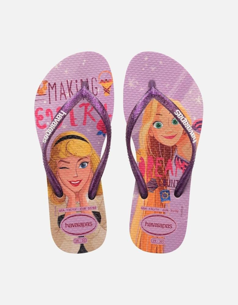 Kids Slim Princess Flip Flops