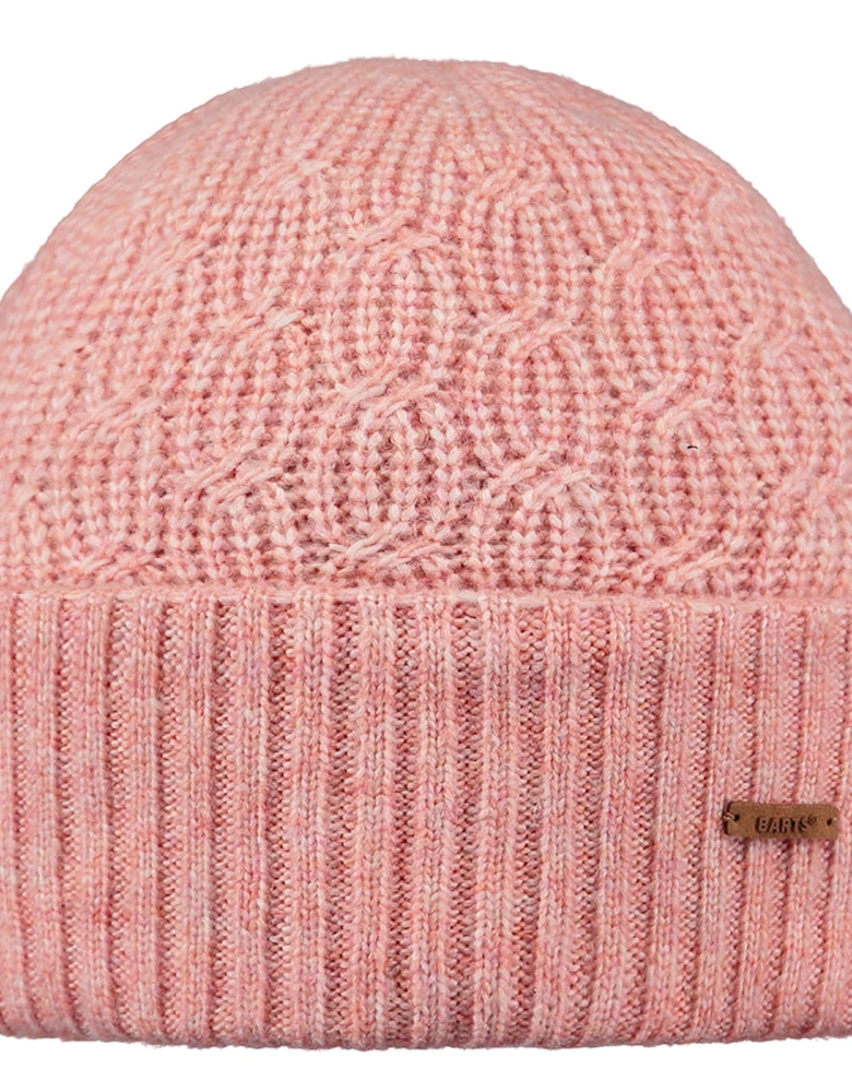 Womens Laticia Soft Knit Cuff Beanie Hat