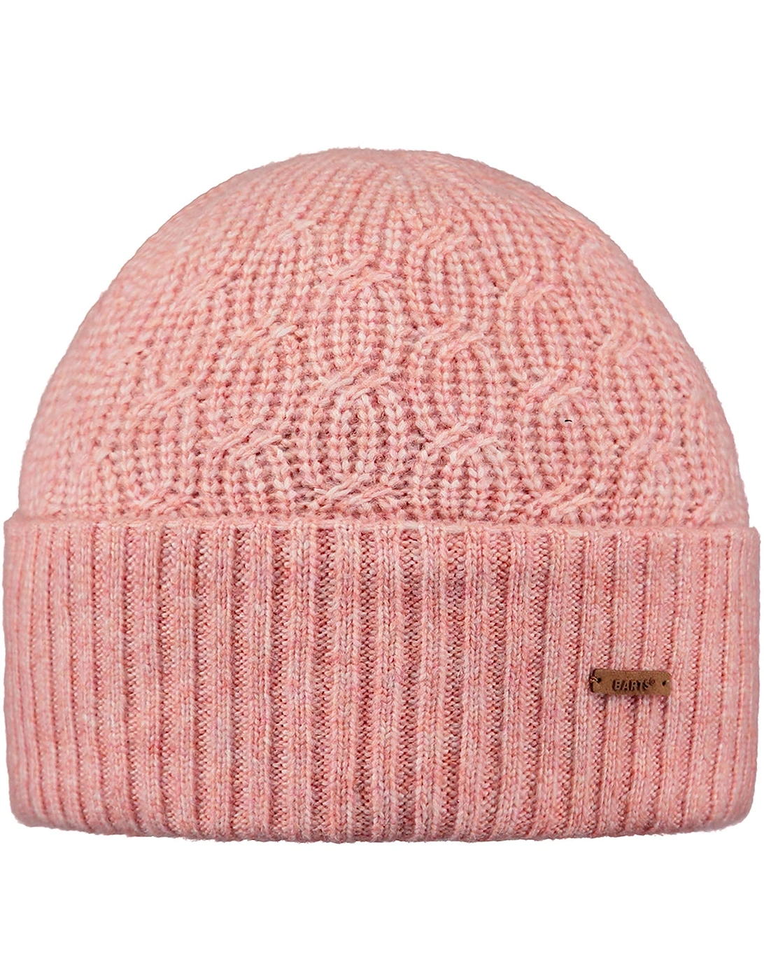 Barts Women's Pink Laticia Soft Knit Cuff Beanie Hat - Size One Size