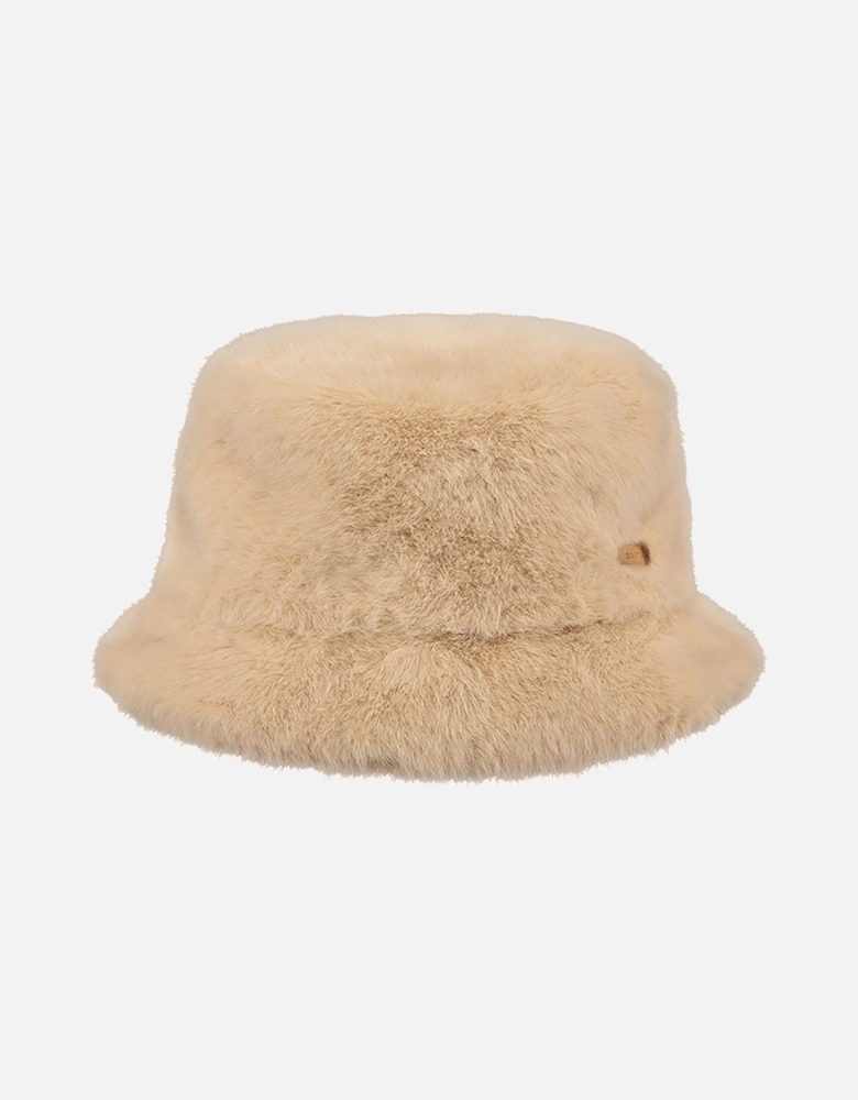 Womens Breatia Faux Fur Adjustable Fully Lined Bucket Hat