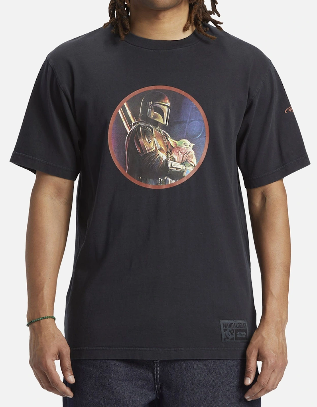 Mens X Star Wars Mando And The Child T-Shirt - Black, 7 of 6