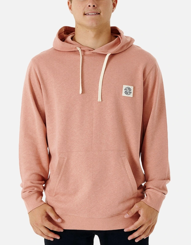 Rip Curl Mens Salt Water Culture Rails Pullover Hoodie - Dusty Rose