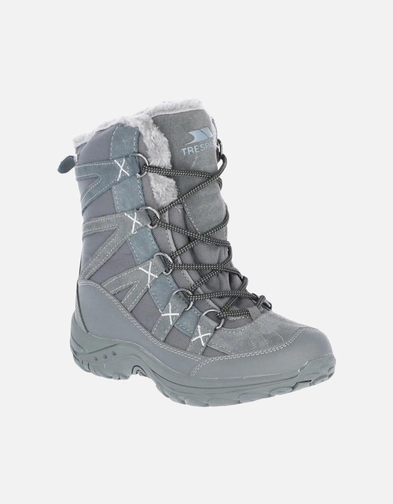 Womens Zofia Waterproof Snow Boots - Steel