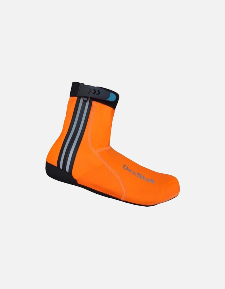 Adults High Visibility Cycling Over Shoes - Orange