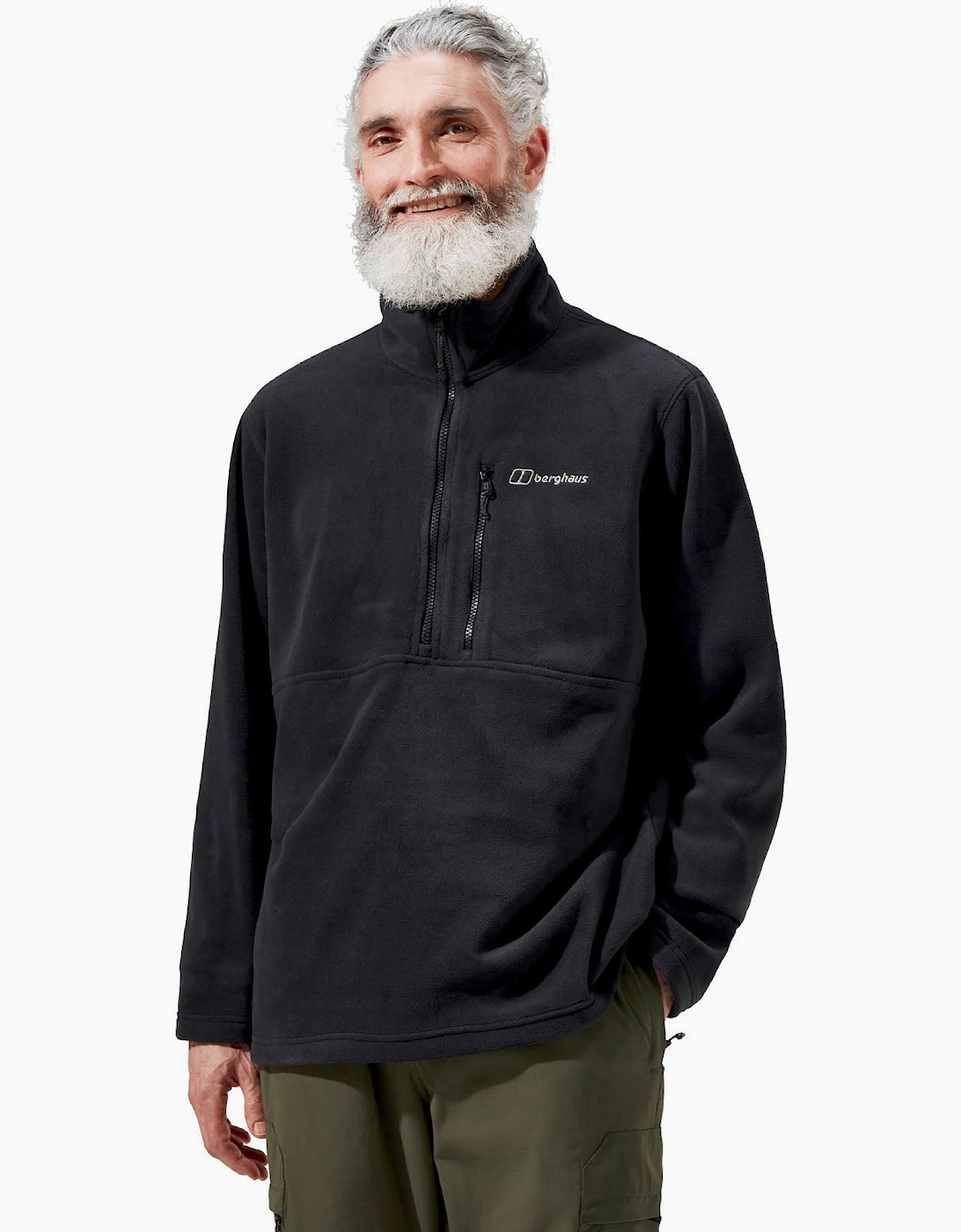 Berghaus Men's Berghaus Mens Prism Half Zip PolarTech Pullover Fleece - Black