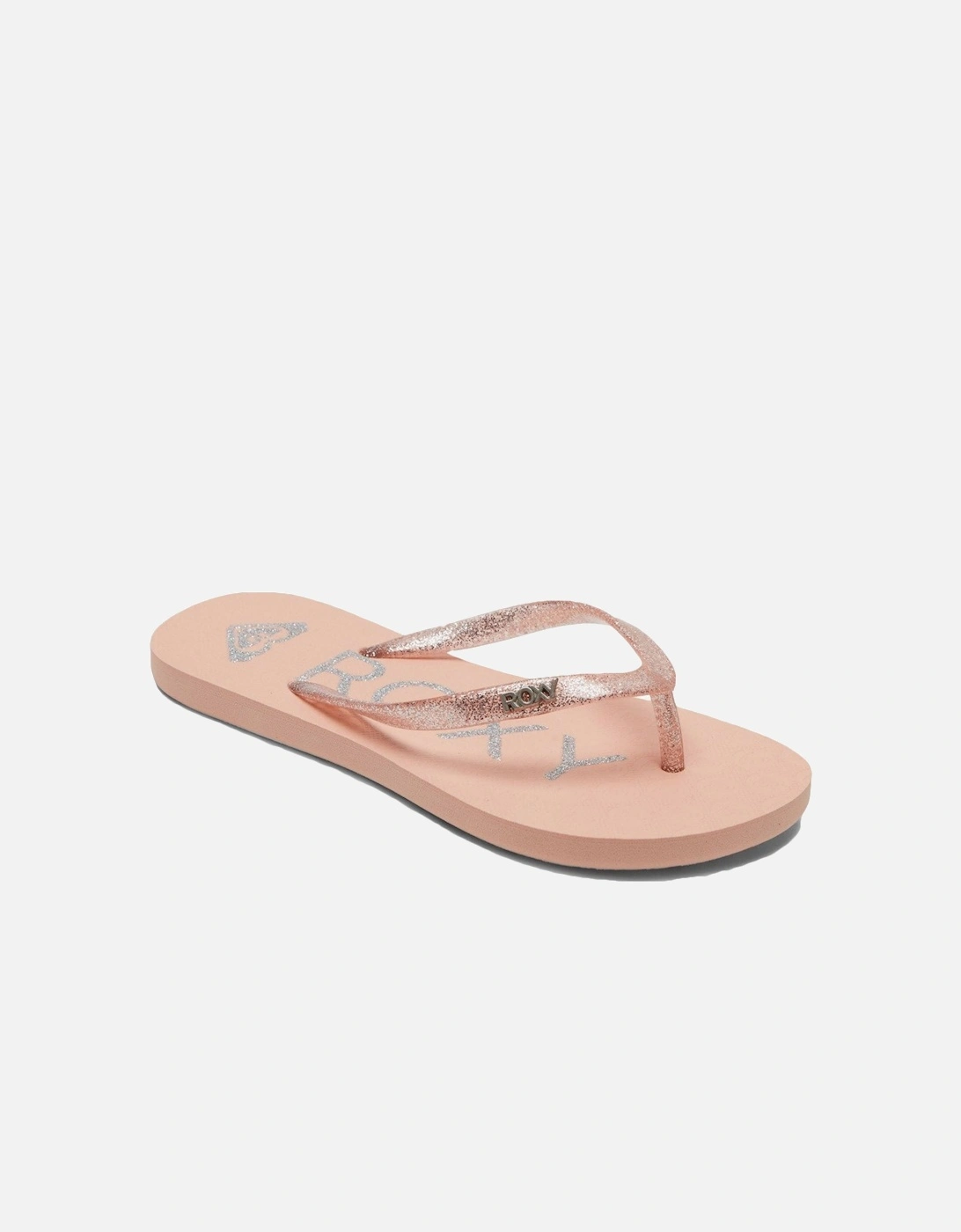 Kids Viva Sparkle Glitter Sandals Flip Flops