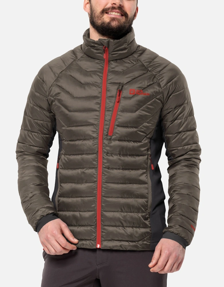 Mens Routeburn Pro Insulated Down Jacket - Cold Coffee