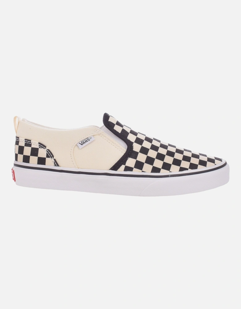 Kids Asher Checkered Trainers - Black