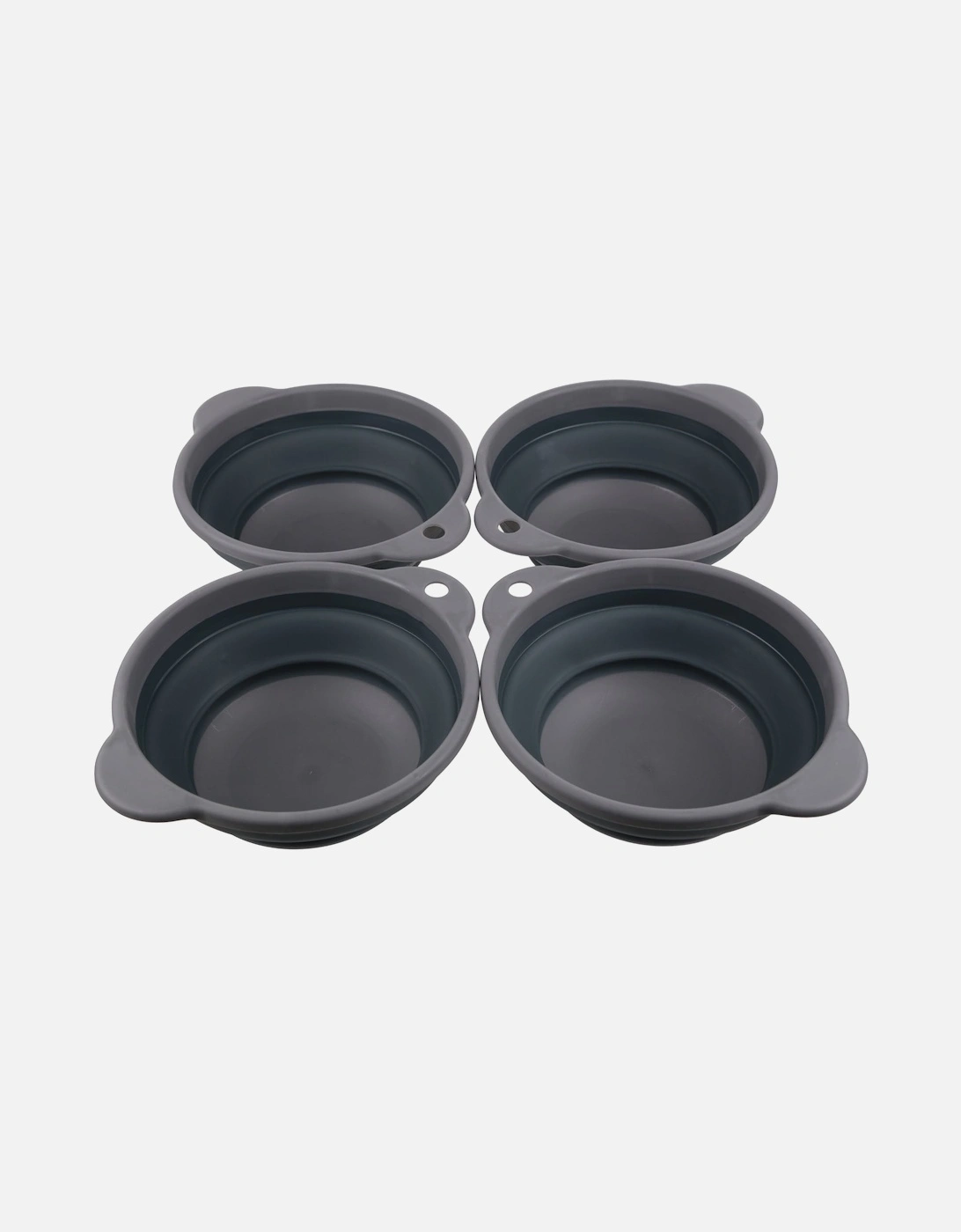 4 Pack Rubber Folding Bowls, 9 of 8
