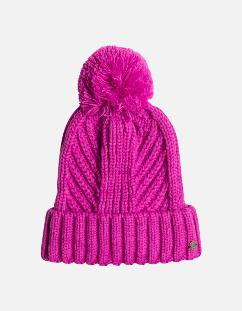 Womens Cosy Sundown Knitted Bobble Hat