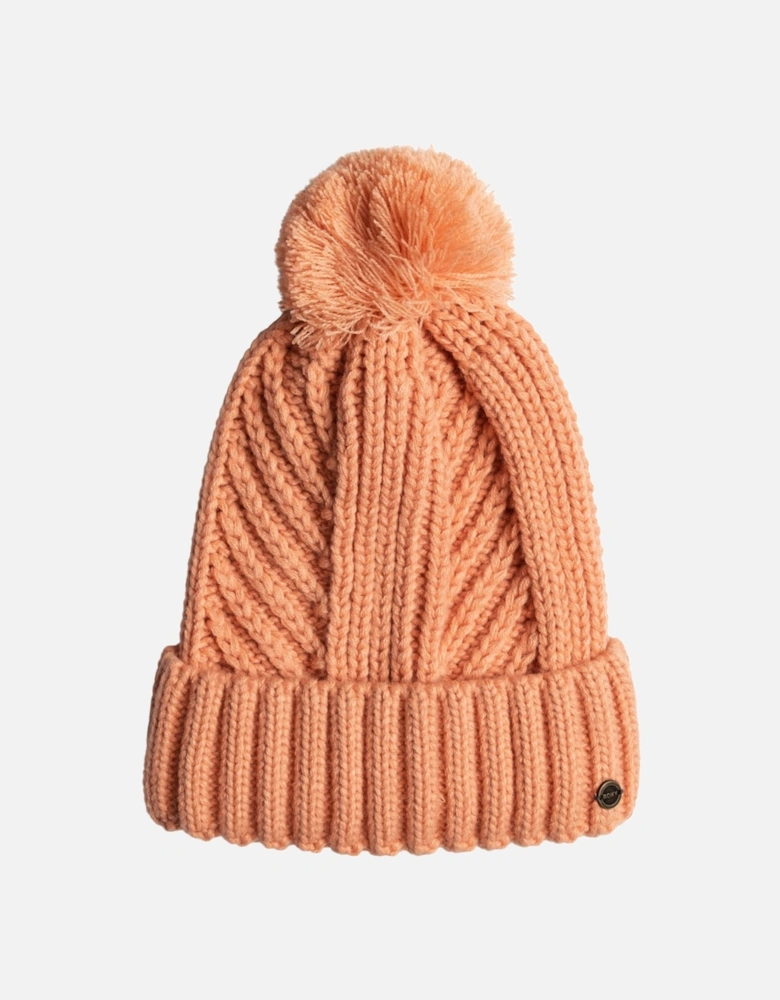 Womens Cosy Sundown Knitted Bobble Hat