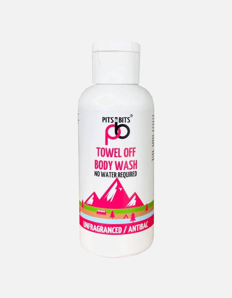 Pits & Bits Towel Off Rinse Free Antibacterial Body Wash - 100ML