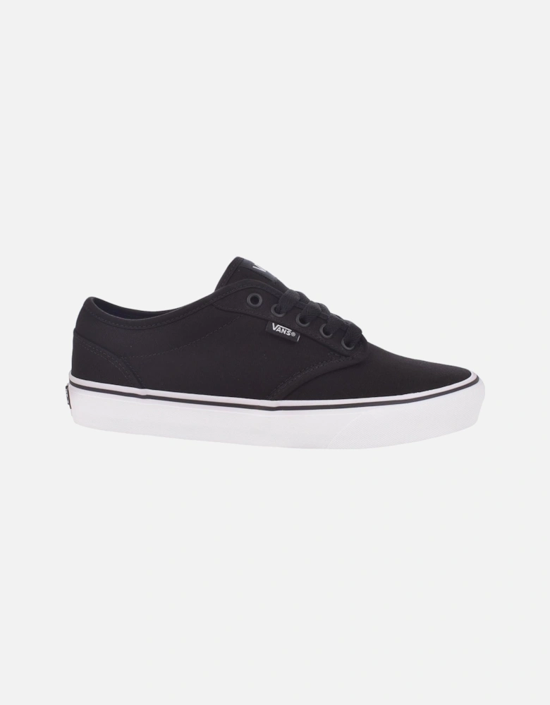 Mens Atwood Canvas Trainers - Black/White