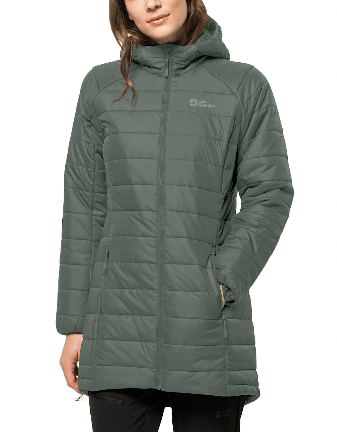 Womens Bergland Insulated Padded Jacket, 2 of 1