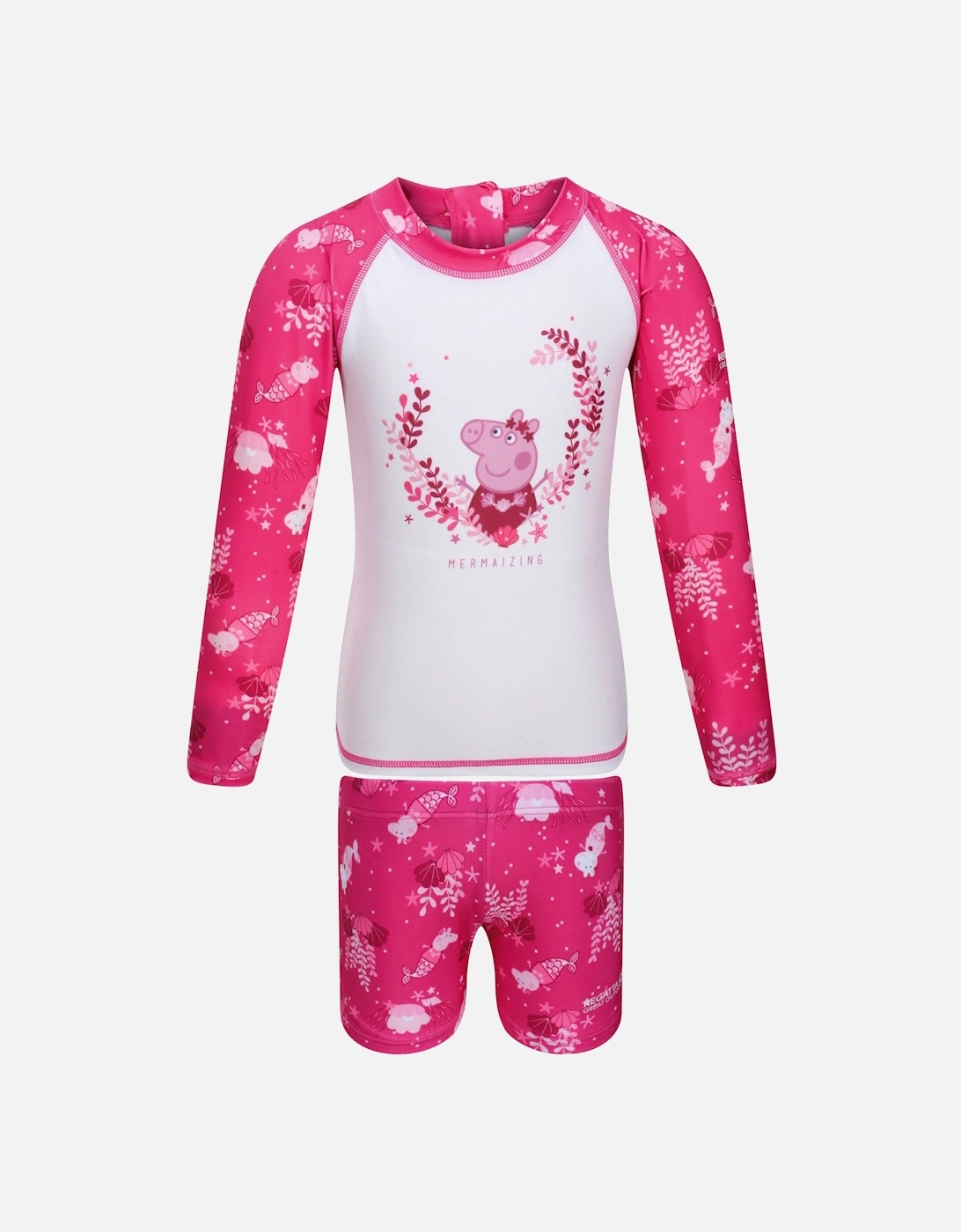 Kids Peppa Pig Long Sleeve Rash Suit Set