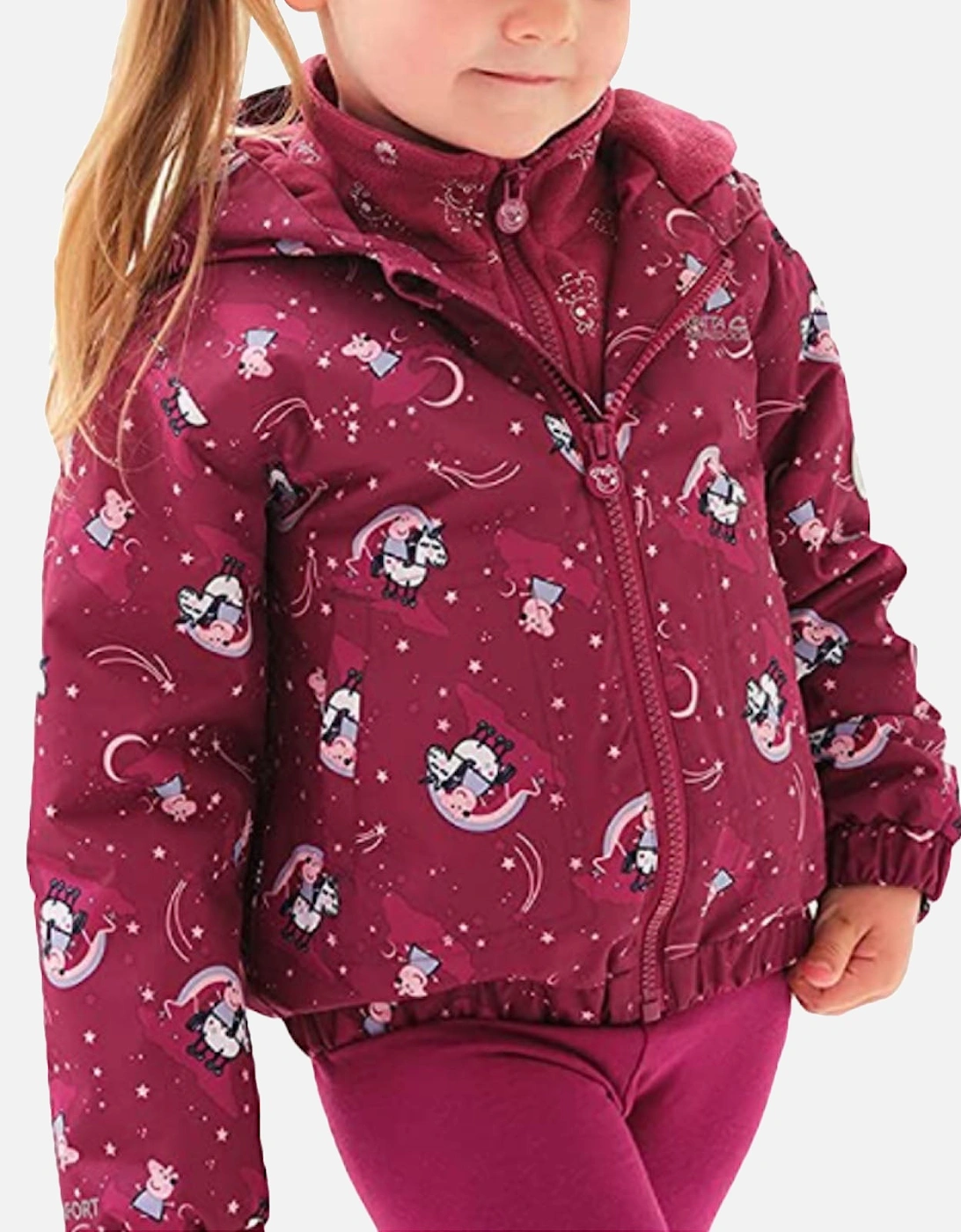 Kids Peppa Pig Muddy Puddles Waterproof Jacket, 4 of 3