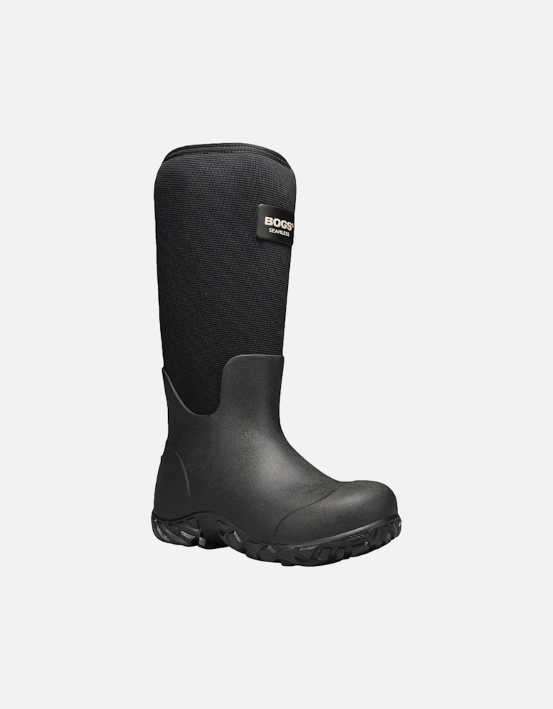 Mens Workman Tall Insulated Waterproof Wellies - Black