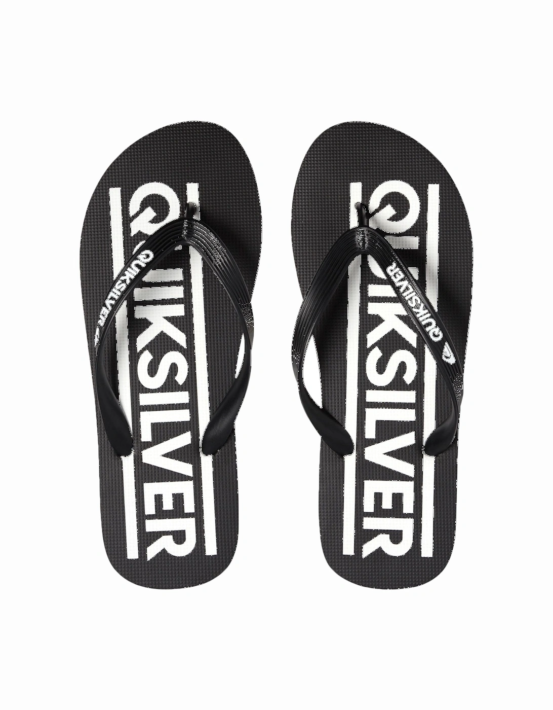 Kids Java Wordmark Flip Flops - Black, 4 of 3