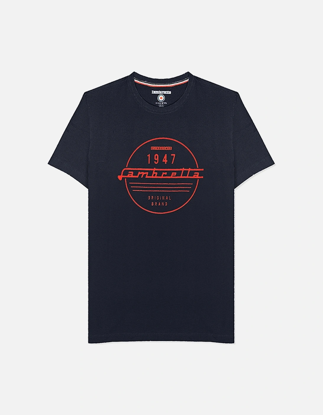Mens 47 Script Graphic T-Shirt - Navy, 4 of 3