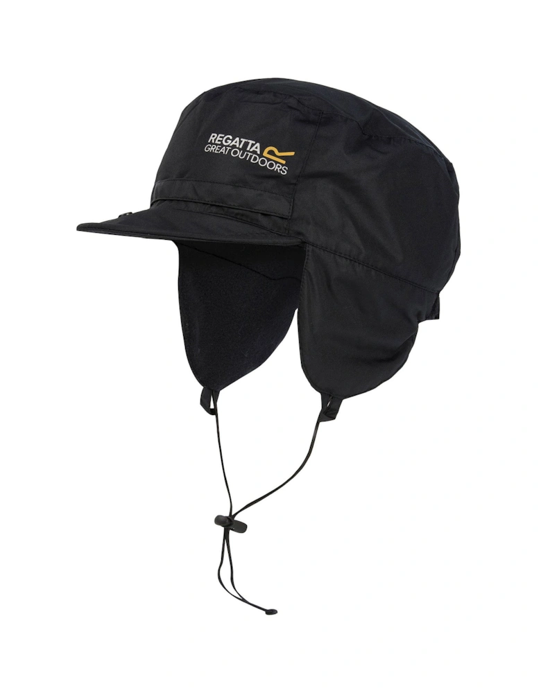 Mens Igniter Padded Waterproof Trapper Hat - Black