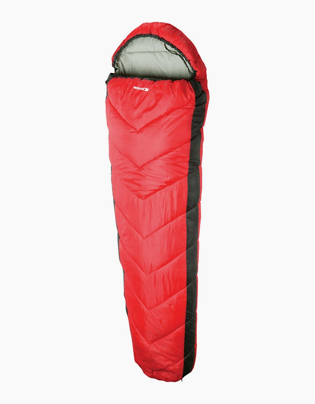 Trespass Unisex Red Adults Doze 3 Season Water Repellent Camping Sleeping Bag - Size: One Size