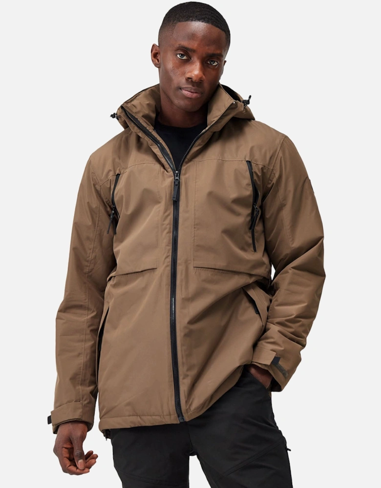 Mens Salinger II Waterproof Parka Jacket - Crocodile