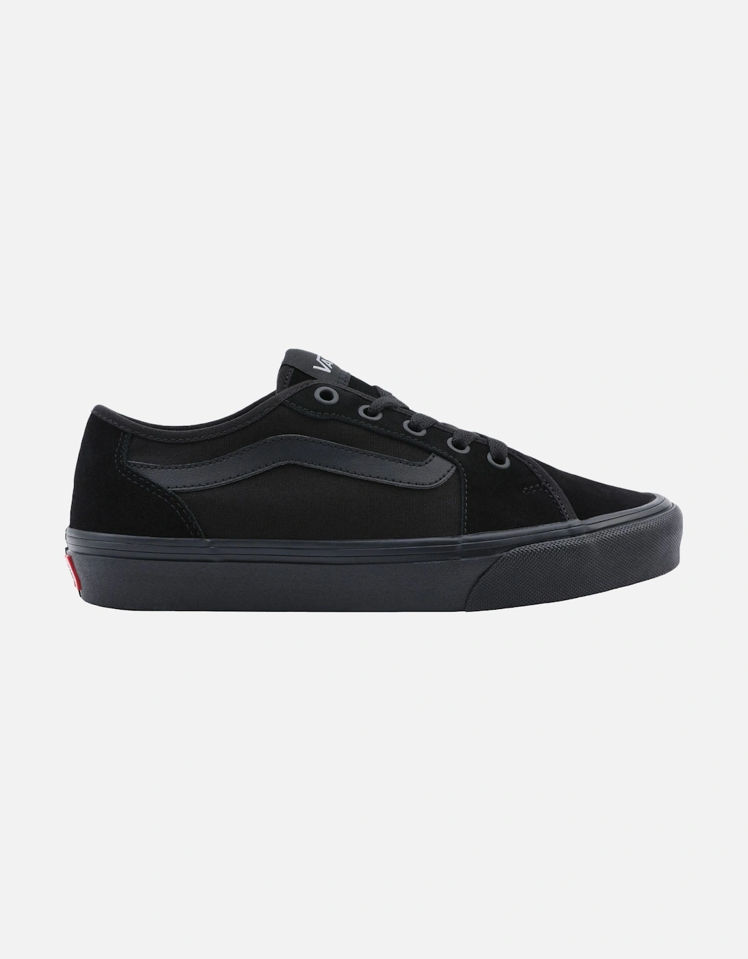 Womens Filmore Decon Low Rise Canvas Trainers - All Black, 5 of 4