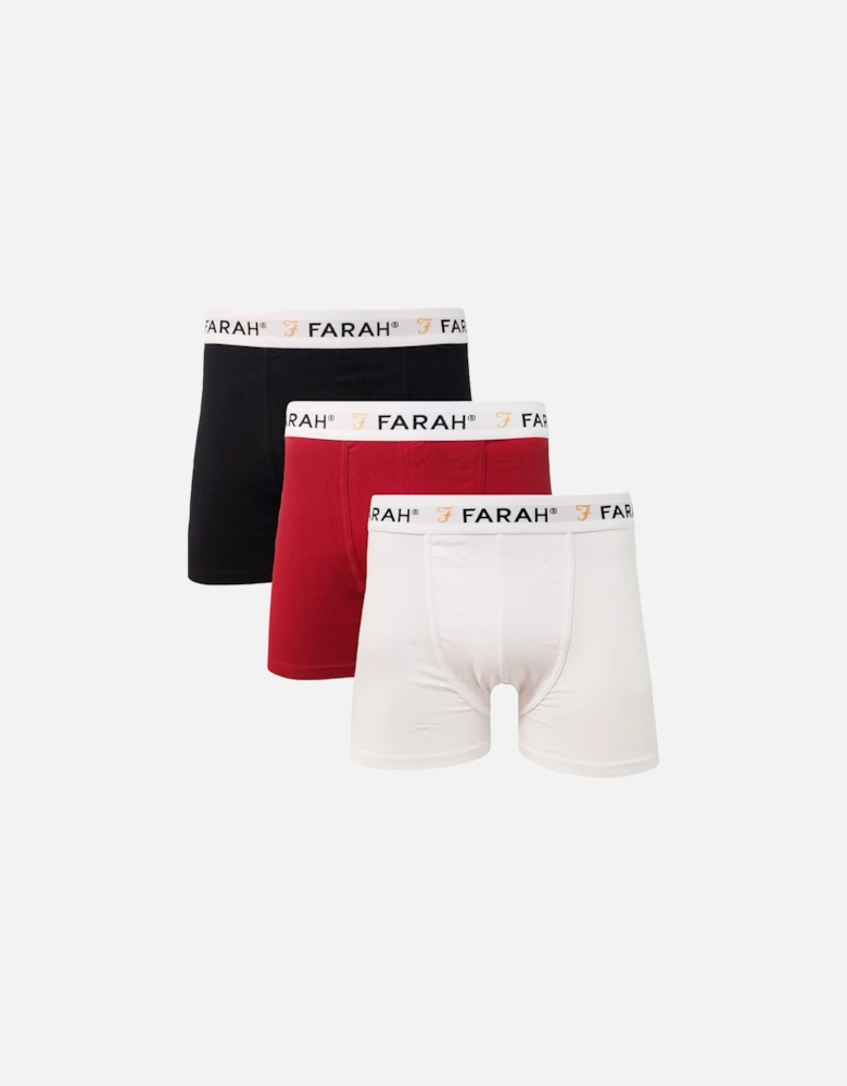 Mens Sainz 3 Pack Boxer Shorts - Assorted