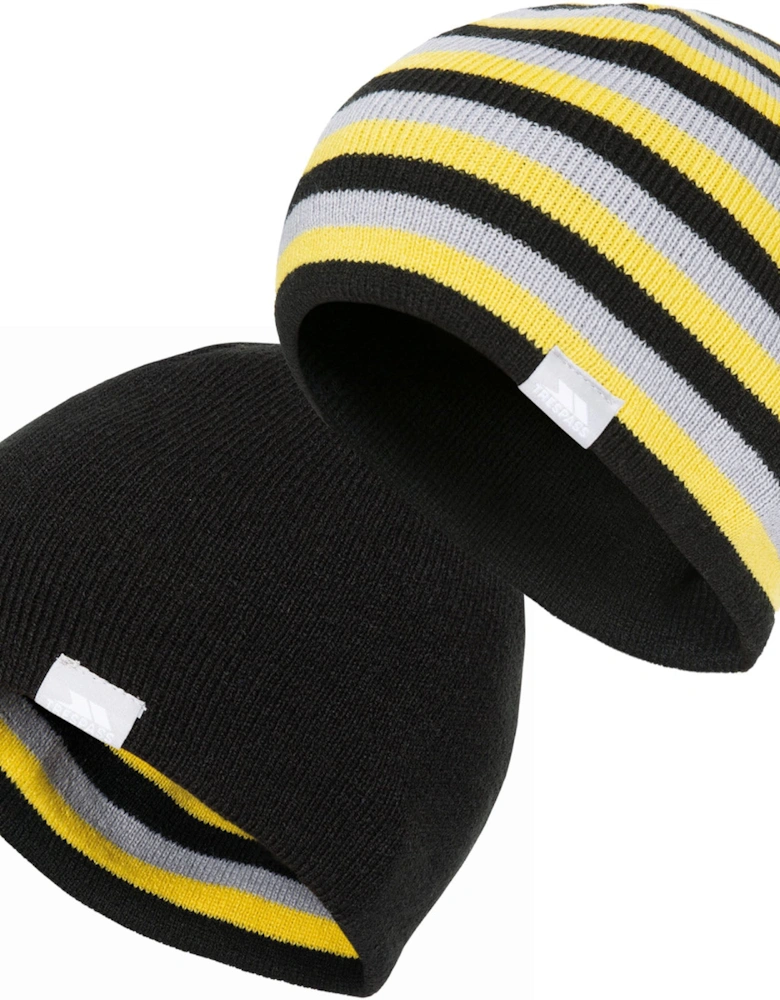 Kids Reagan Reversable Knitted Beanie Hat
