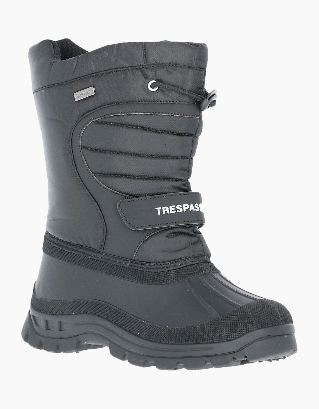 Trespass Boy's Trespass Kids Dodo Water Resistant Snow Boots - Black