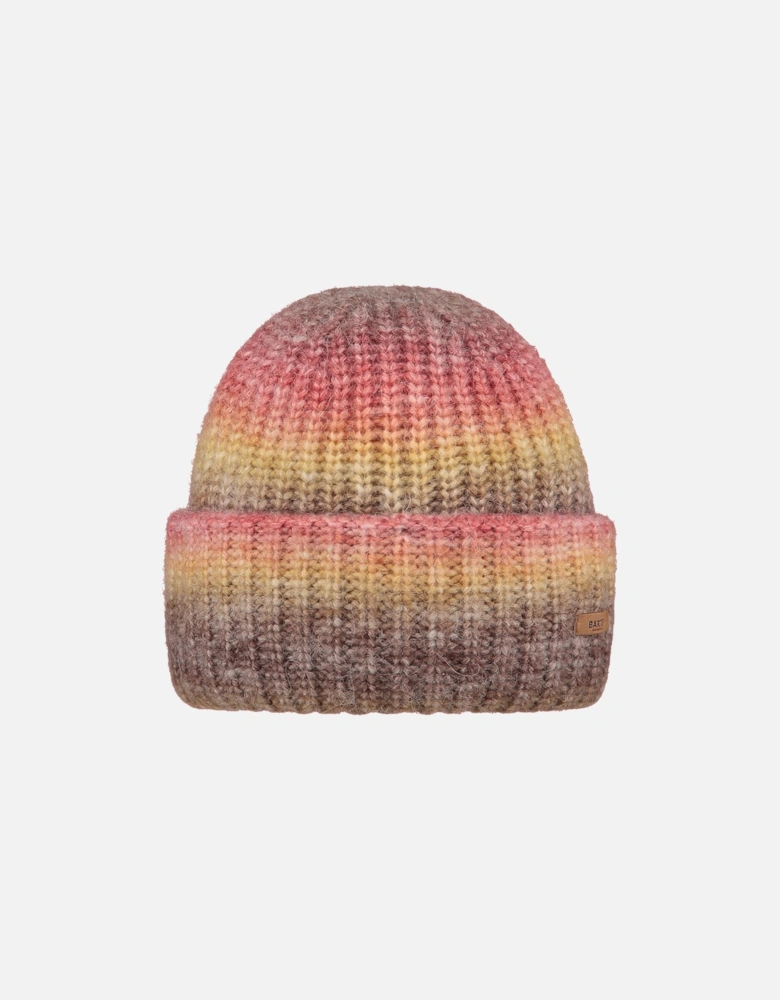 Womens Vreya Chunky Knit Cuffed Beanie Hat