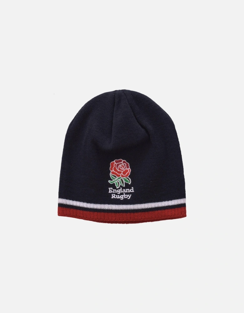 Official RFU Adults Core Knitted Beanie Hat - Navy