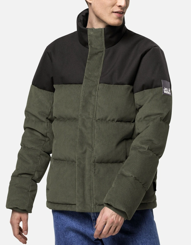 Mens Nature Corduroy Water Repellent Jacket - Beige