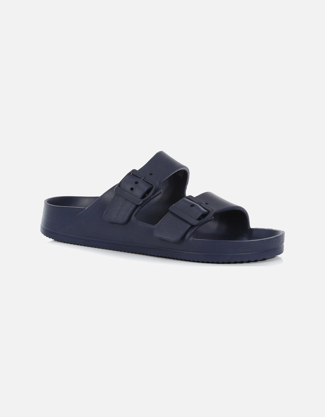 Regatta Men's Navy Brooklyn Double Strap Sliders - - : Size 10