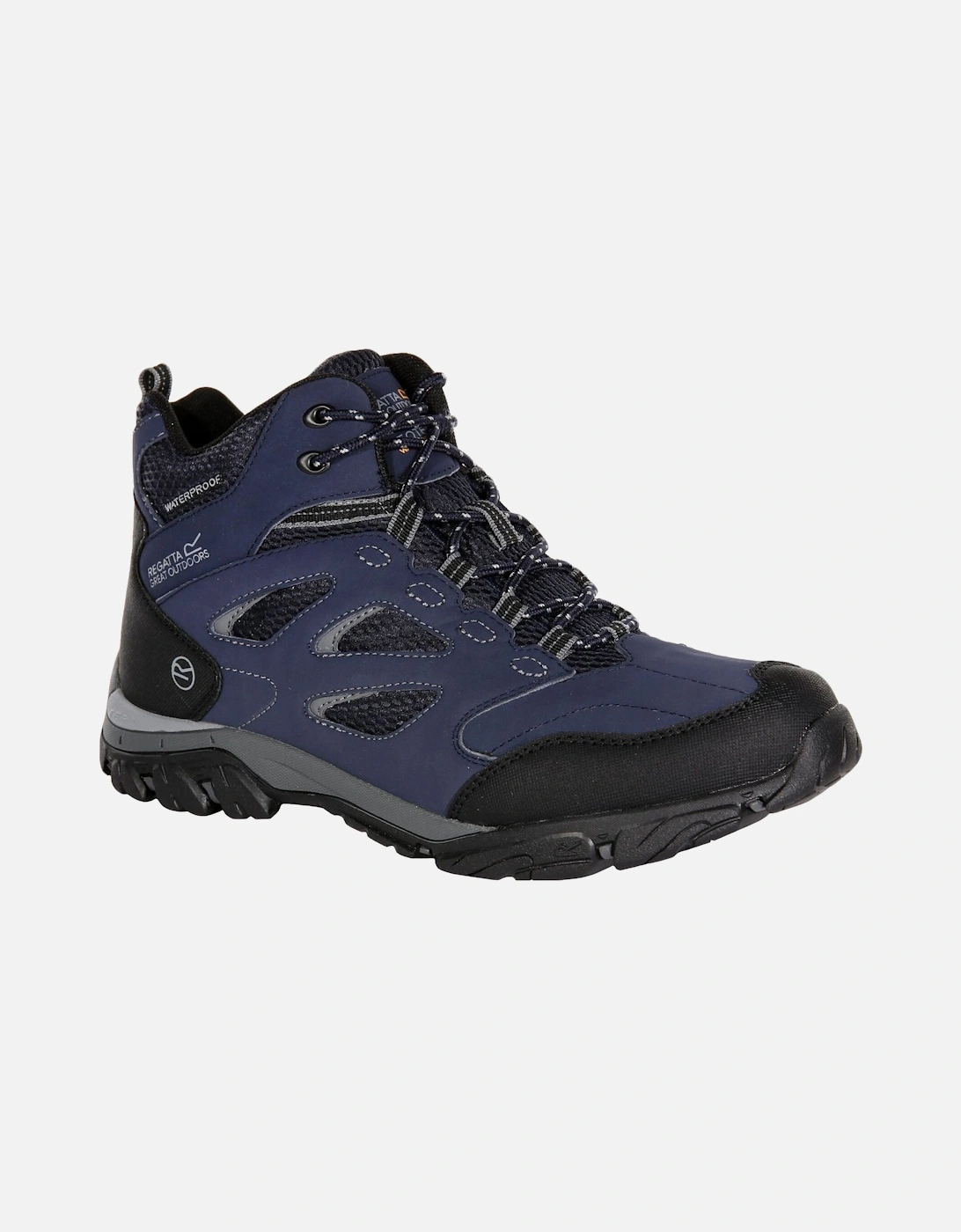 Mens Holcombe Waterproof Mid Walking Boots, 2 of 1