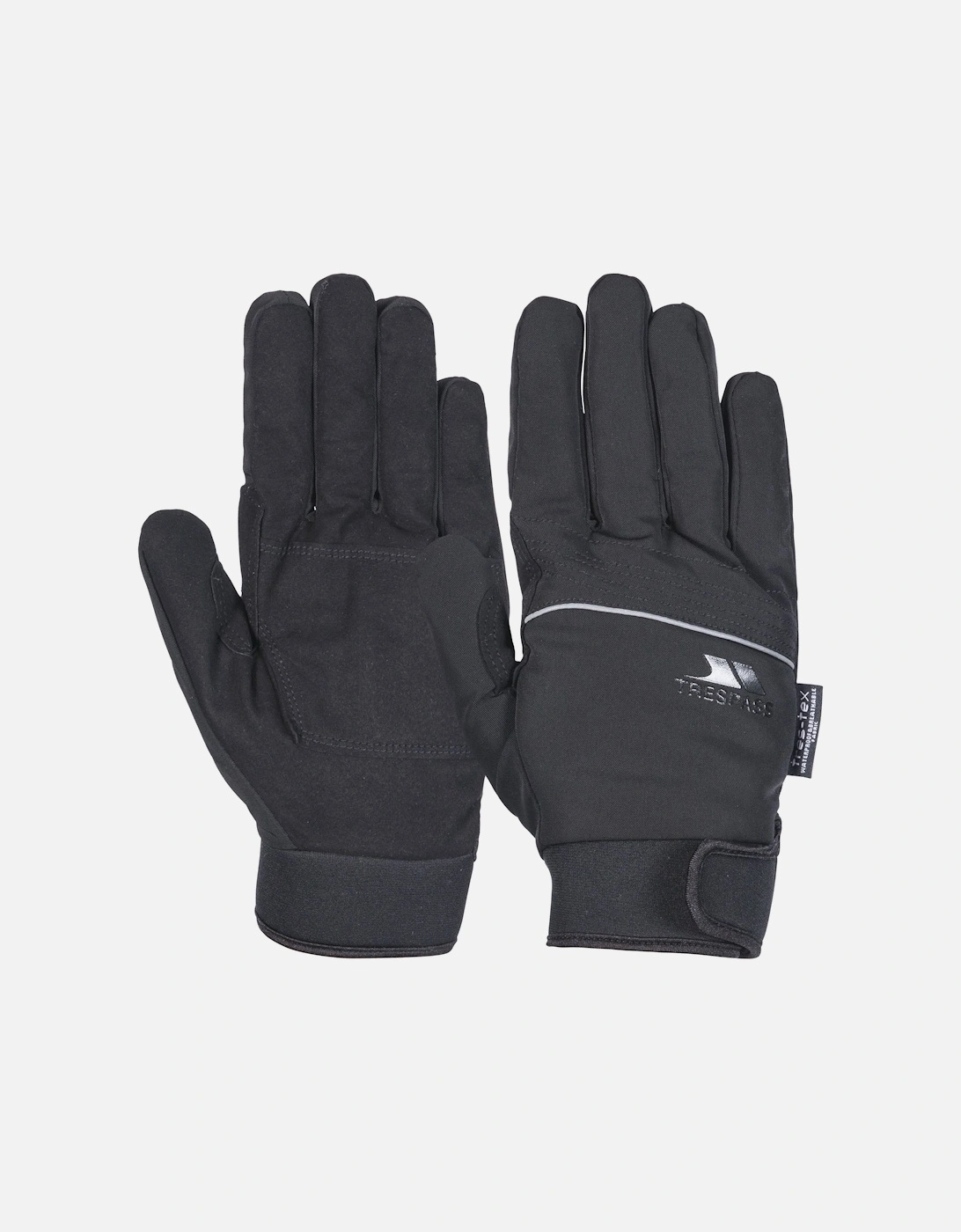 Adults Cruzado Waterproof Gloves - Black, 4 of 3