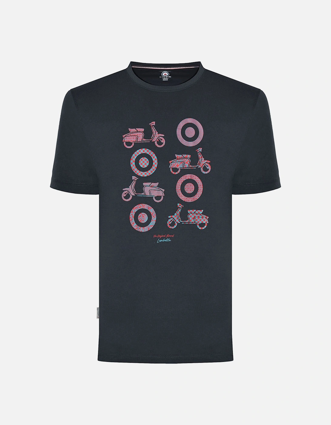 Mens Multi Target Scooter T-Shirt, 2 of 1