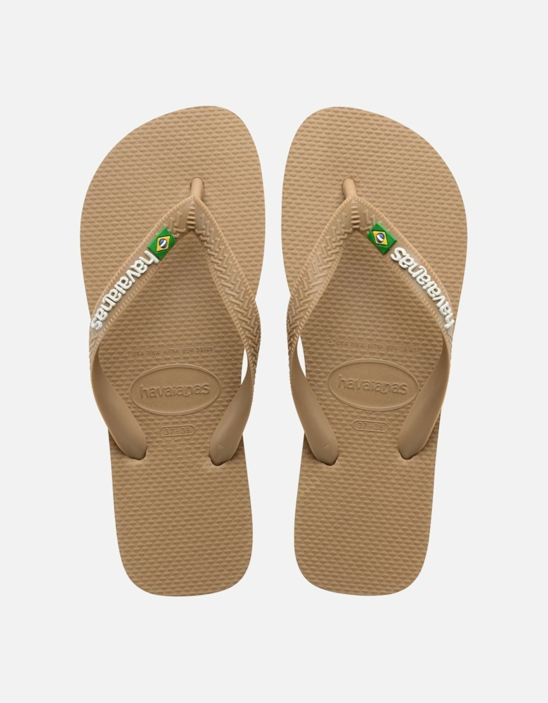 Brasil Logo Flip Flops