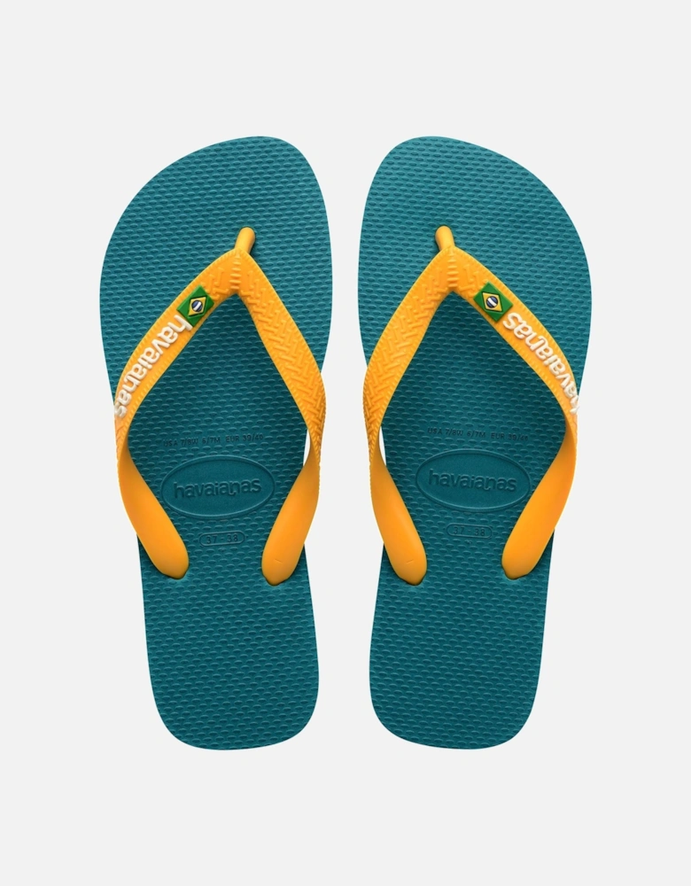 Brasil Logo Flip Flops