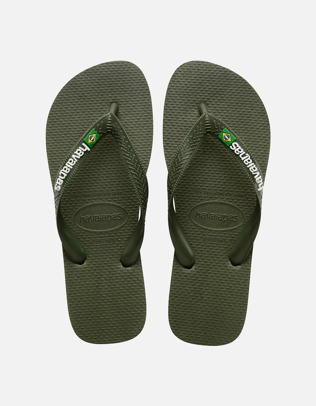 Brasil Logo Flip Flops