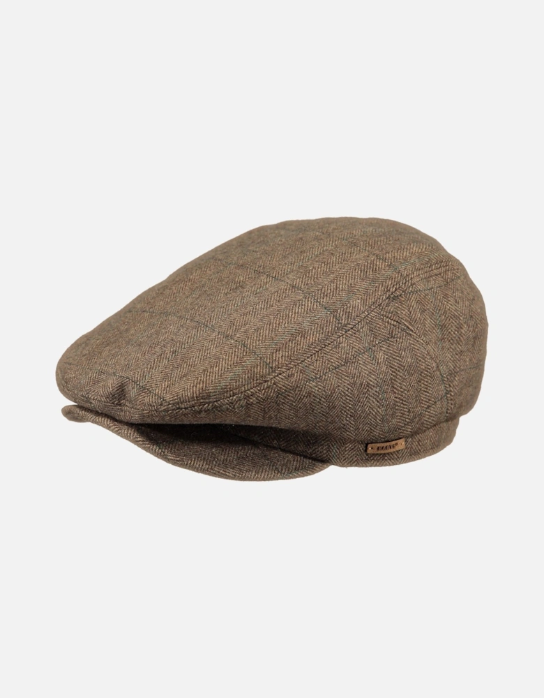 Mens Oslo Warm Wool Adjustable Flat Cap