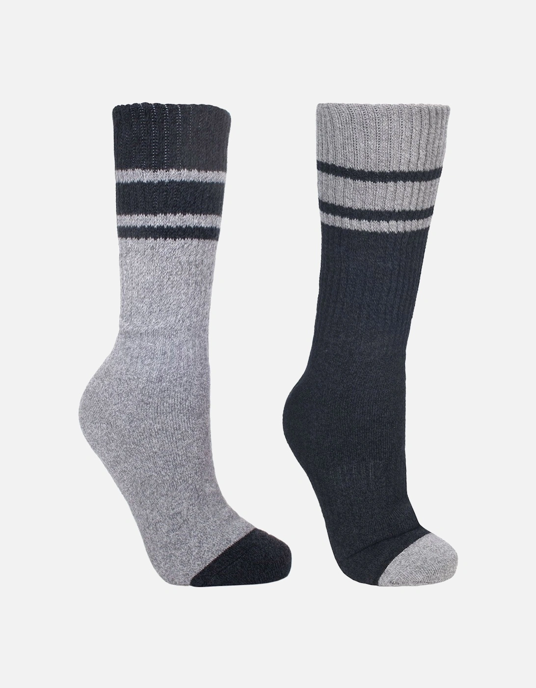 Mens Anti-Blister 2-Pack Walking Hitched Socks, 2 of 1