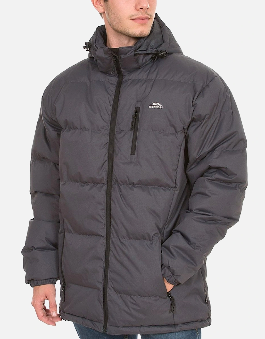 Mens Clip Hooded Padded Jacket, 27 of 26