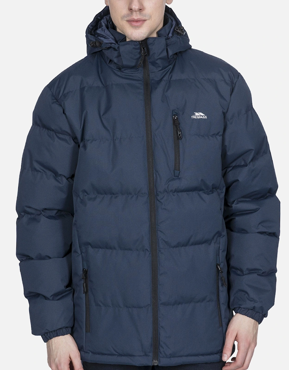 Mens Clip Hooded Padded Jacket, 27 of 26