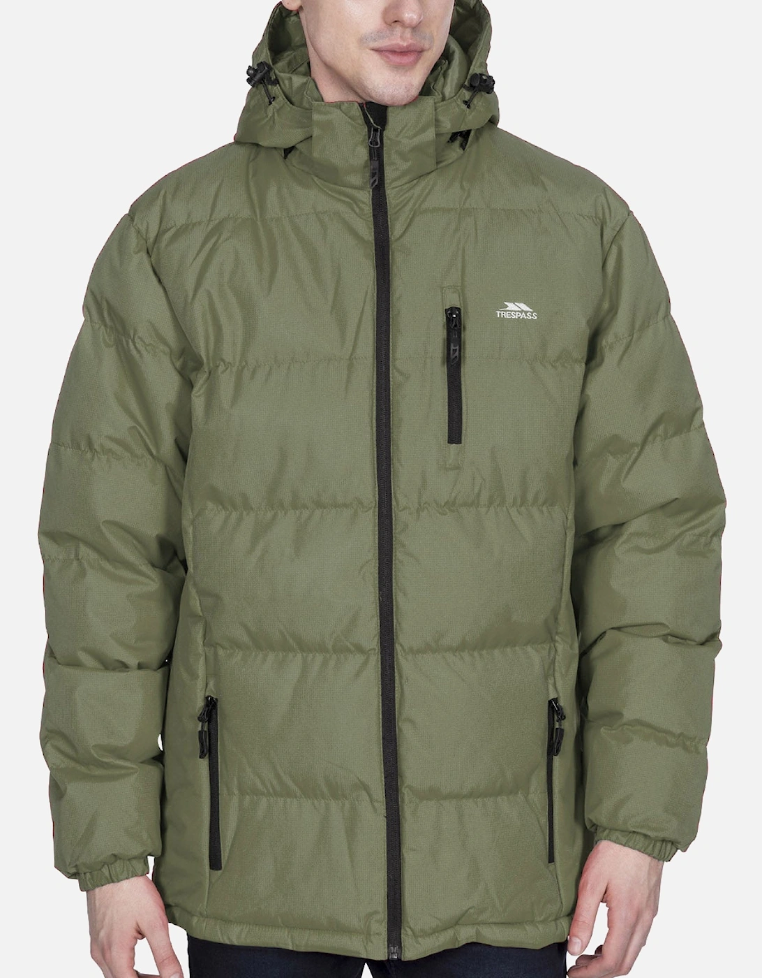Mens Clip Hooded Padded Jacket, 27 of 26