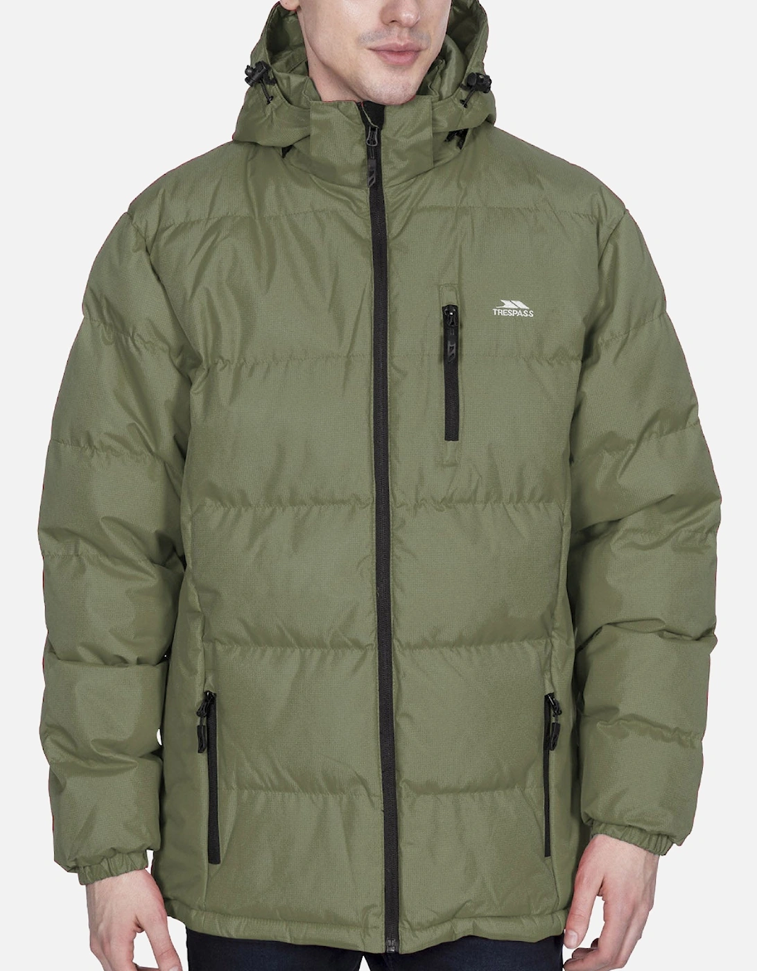 Mens Clip Hooded Padded Jacket