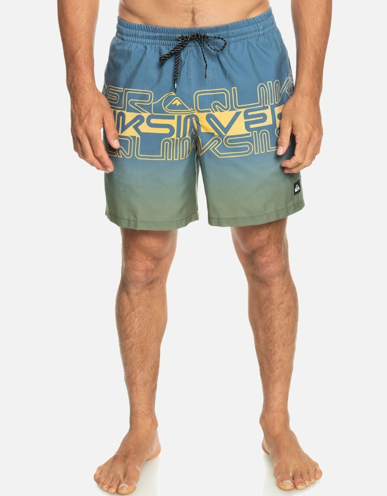 Mens Everyday Wordblock Surf Swimming Shorts