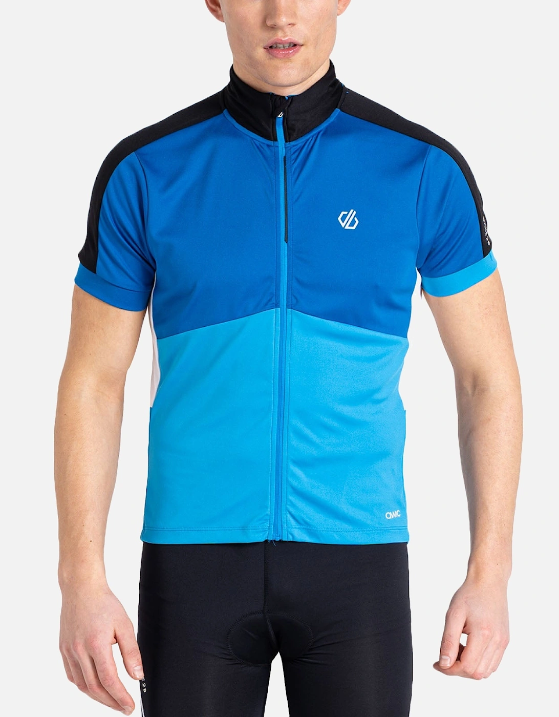 Mens Protraction II Reflective Cycling Jersey - Blue, 3 of 2